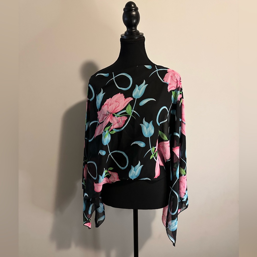 2 Clientele Floral Print open cover up